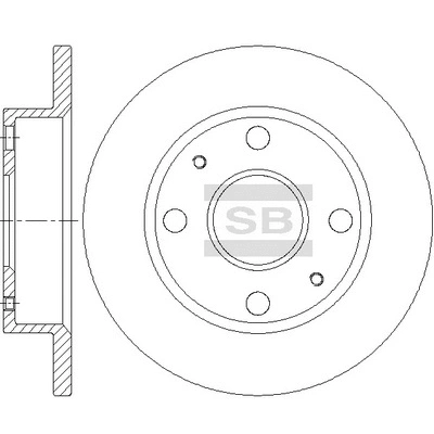 Disque de frein Hi-Q SD4636