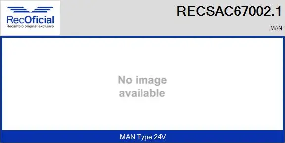 Compresseur, climatisation RECOFICIAL RECSAC67002.1