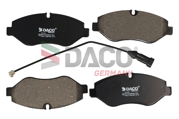 Kit de plaquettes de frein, frein à disque DACO Germany 321405