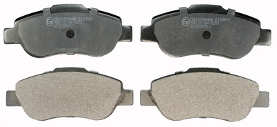 Kit de plaquettes de frein, frein à disque DENCKERMANN B110929