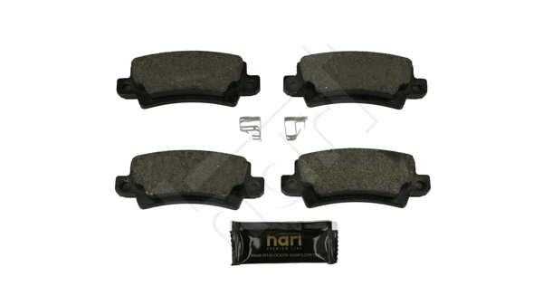 Kit de plaquettes de frein, frein à disque HART 248 957