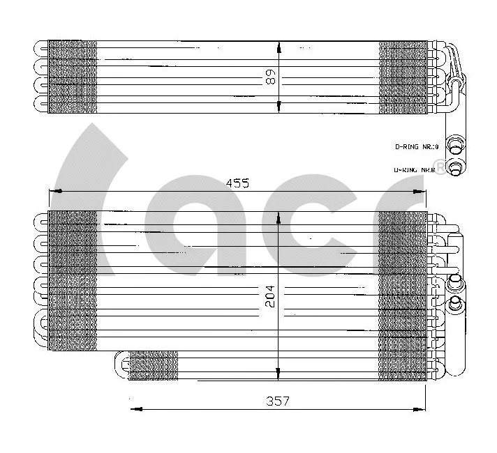 Évaporateur climatisation ACR 310137
