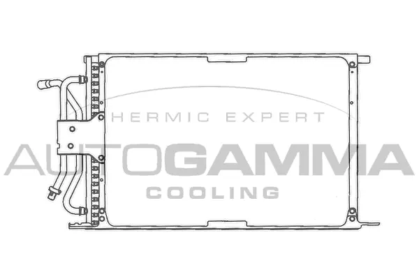 Condenseur, climatisation AUTOGAMMA 101694