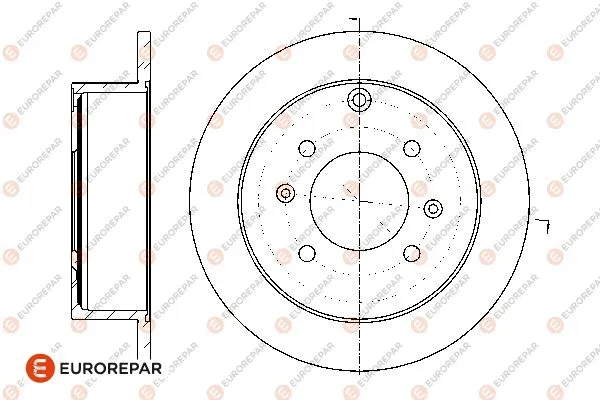 Disque de frein EUROREPAR 1676010380