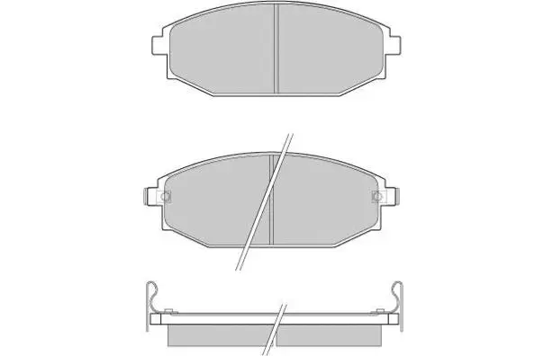 Kit de plaquettes de frein, frein à disque E.T.F. 12-0871