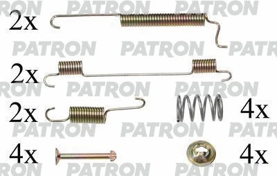 Kit d'accessoires, mâchoire de frein PATRON PSRK0035