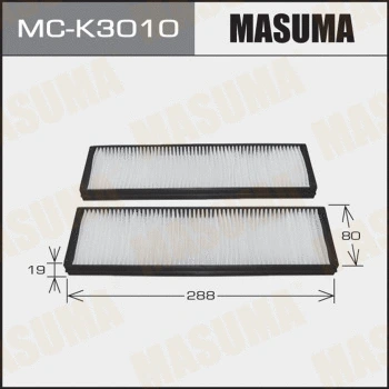 Filtre, air de l'habitacle MASUMA MC-K3010