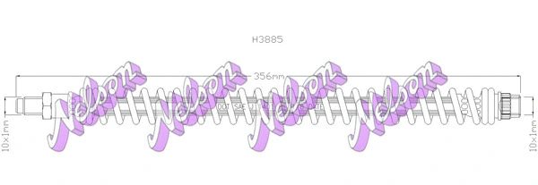 Flexible de frein KAWE H3885