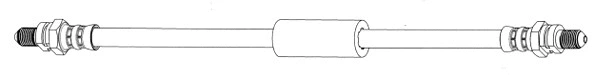 Flexible de frein CEF 511236