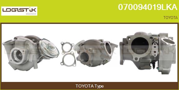 Turbocompresseur, suralimentation LGK 070094019LKA