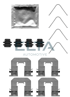 Kit d'accessoires, plaquette de frein à disque ELTA AUTOMOTIVE EA8885