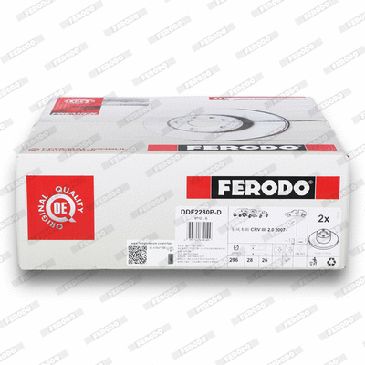 Disque de frein FERODO DDF2280P-D