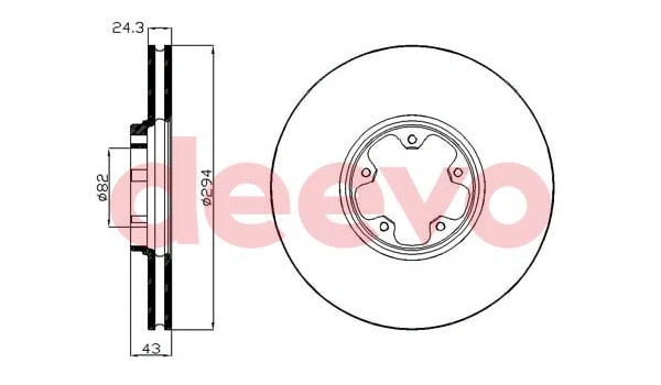 Disque de frein DEEVO BD34920