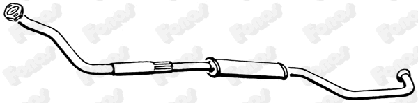 Silencieux avant FONOS 613106