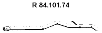 Tuyau d'échappement EBERSPÄCHER 84.101.74