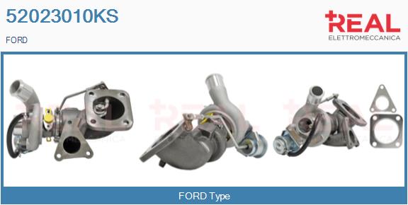 Turbocompresseur, suralimentation REAL 52023010KS