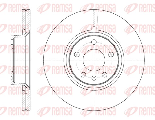 Disque de frein REMSA 61101.10