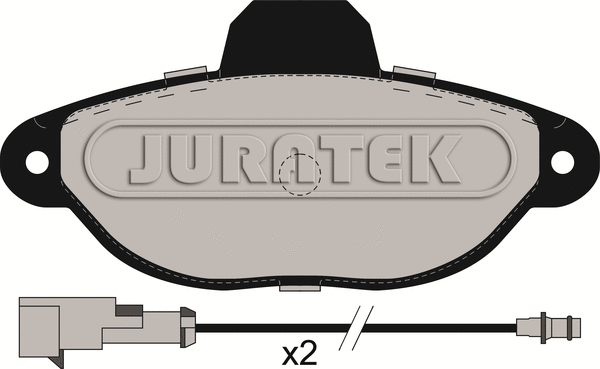 Kit de plaquettes de frein, frein à disque JURATEK JCP925
