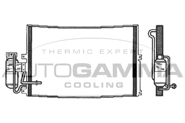 Condenseur, climatisation AUTOGAMMA 102745