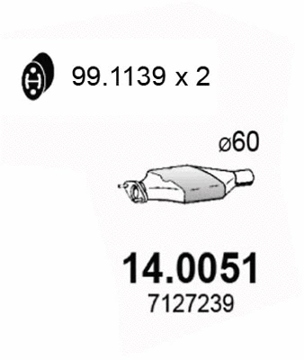 Catalyseur ASSO 14.0051