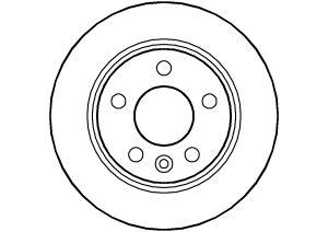Disque de frein ABTEX BD638S