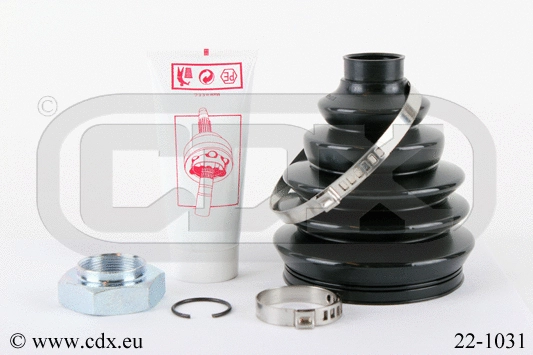 Jeu de joints-soufflets, arbre de commande CDX 22-1031