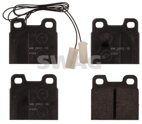 Kit de plaquettes de frein, frein à disque SWAG 74 11 6001
