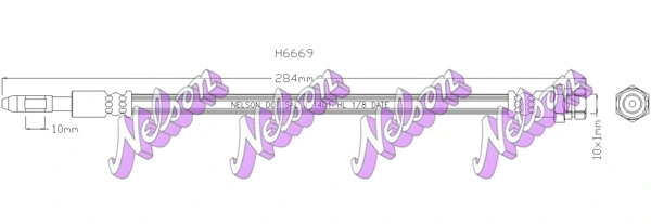 Flexible de frein BROVEX-NELSON H6669