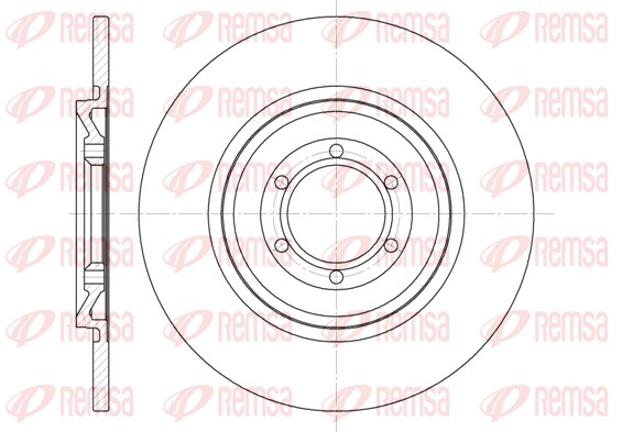 Disque de frein REMSA 6140.00