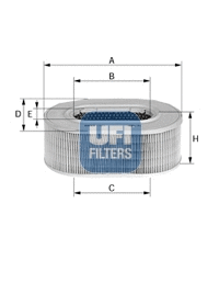 Filtre à air UFI 27.162.00