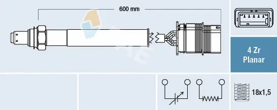 Sonde lambda FAE 77759