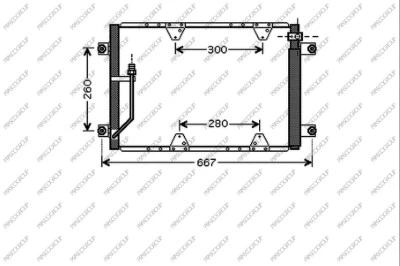 Condenseur, climatisation PRASCO SZ054C002