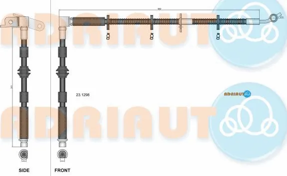 Flexible de frein ADRIAUTO 23.1298