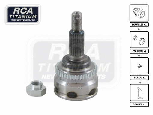 Jeu de joints, arbre de transmission RCA FRANCE SU90A