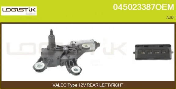 Moteur d'essuie-glace LGK 045023387OEM