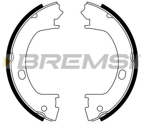 Jeu de mâchoires de frein, frein de stationnement BREMSI GF4643