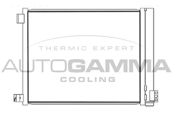 Condenseur, climatisation AUTOGAMMA 107434