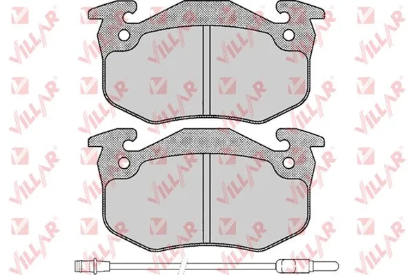Kit de plaquettes de frein, frein à disque VILLAR 626.0231