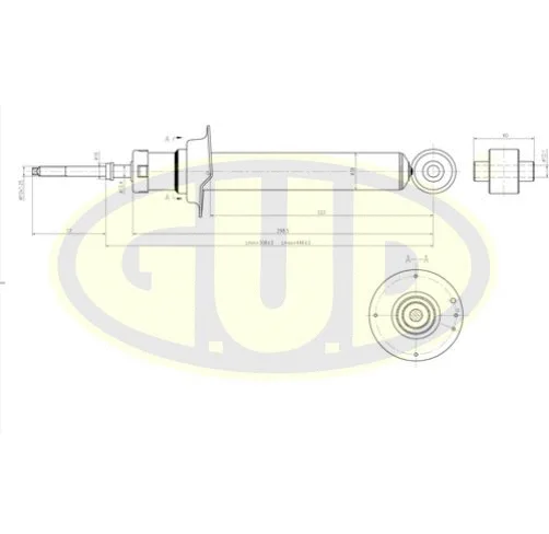 Amortisseur G.U.D. GSA341120