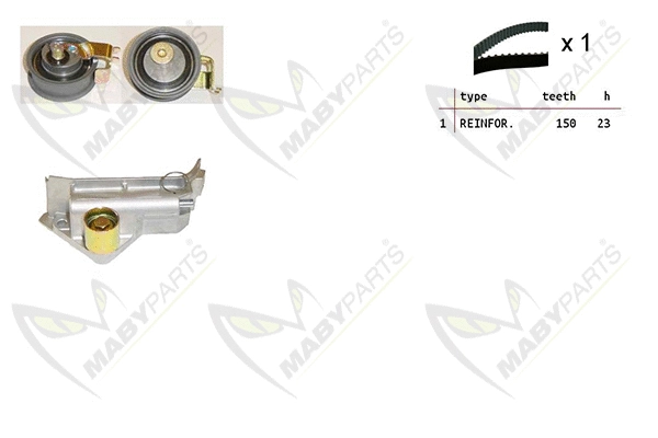 Kit de courroie crantée MABYPARTS OBK010168