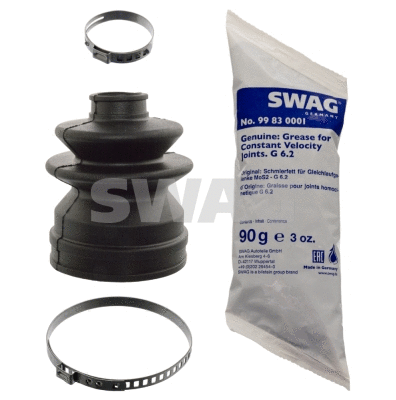 Jeu de joints-soufflets, arbre de commande SWAG 82 91 8773