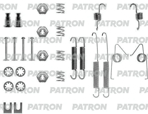Kit d'accessoires, mâchoire de frein PATRON PSRK0142