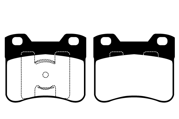 Kit de plaquettes de frein, frein à disque Technika 01082