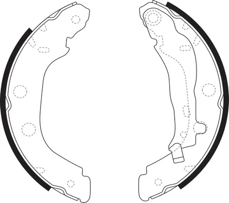 Jeu de mâchoires de frein SB BS22230