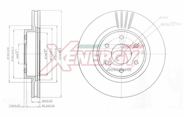 Disque de frein AP XENERGY X602871
