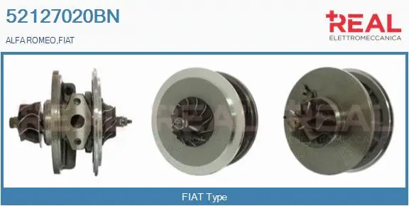 Groupe carter, turbocompresseur REAL 52127020BN