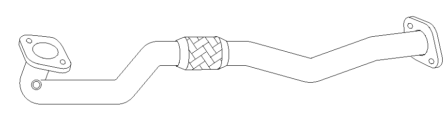 Tuyau d'échappement Vellerand 14698