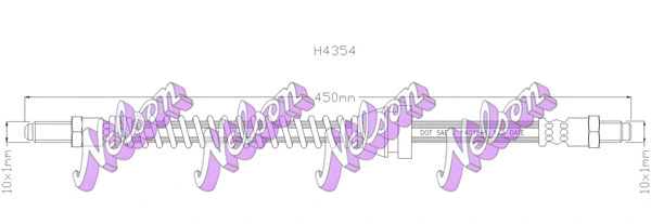 Flexible de frein KAWE H4354