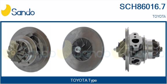 Groupe carter, turbocompresseur SANDO SCH86016.7