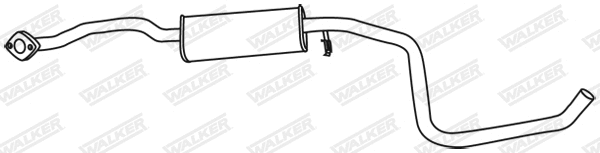 Silencieux central WALKER 70200